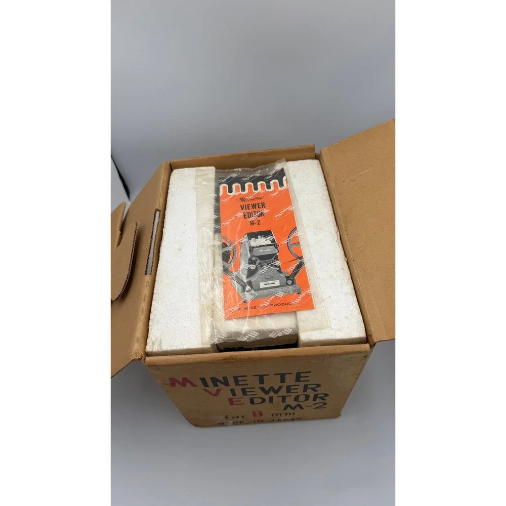Minette Viewer Editor Eight‎ 8mm Film Editor Vintage Japan Boxed w/ Manual